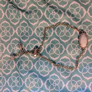 Kendra Scott Gold Elaina Bracelet in White Pearl